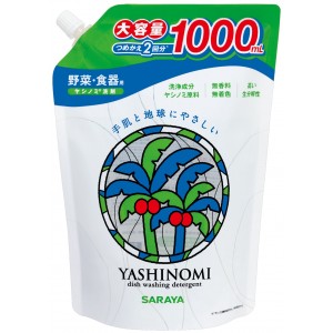 "Yashinomi Saraya" vaisių, daržovių ir indų ploviklis (papildymas), 1000ml